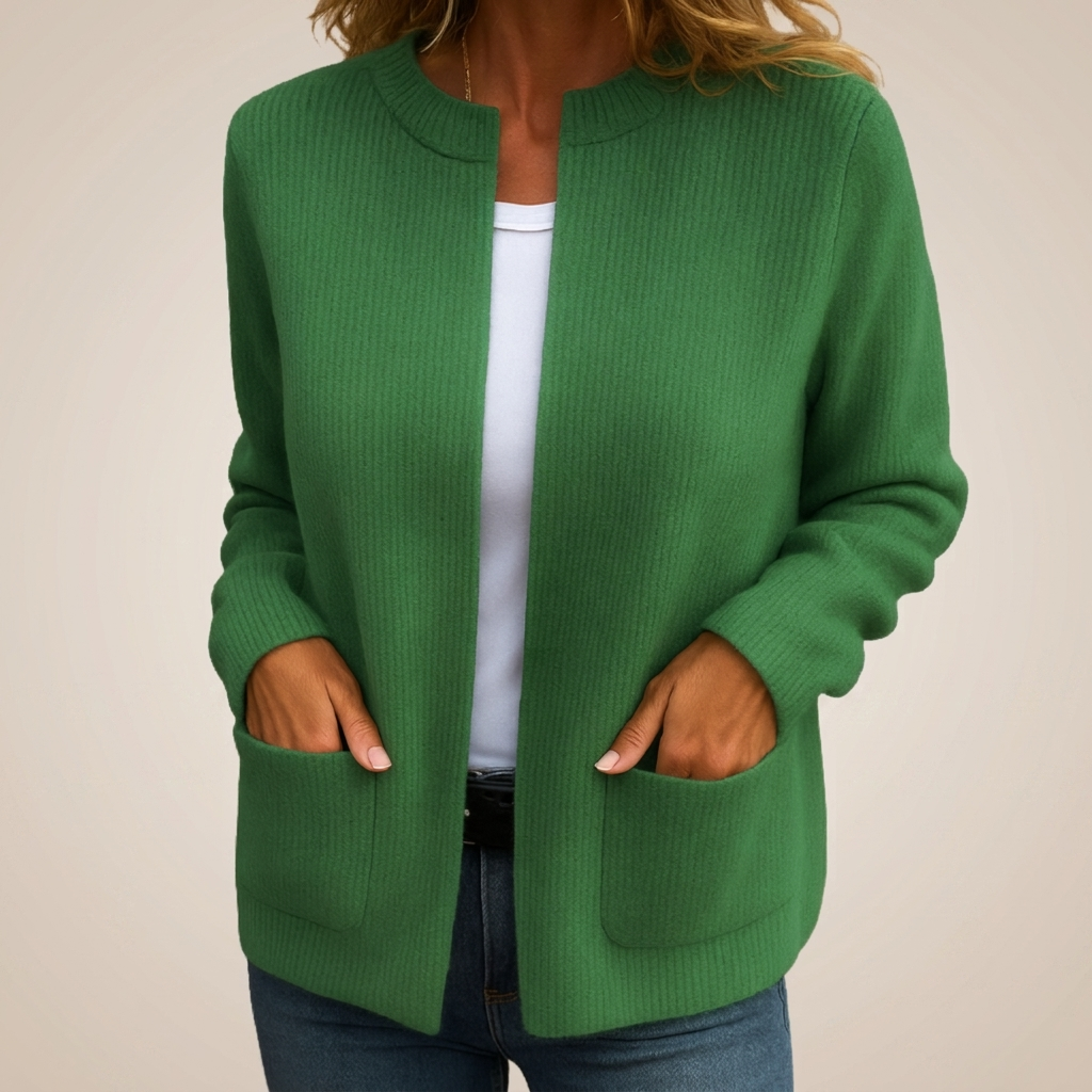 MOREAU LYON | GILET EN TRICOT À FERMETURE ÉCLAIR POUR FEMMES