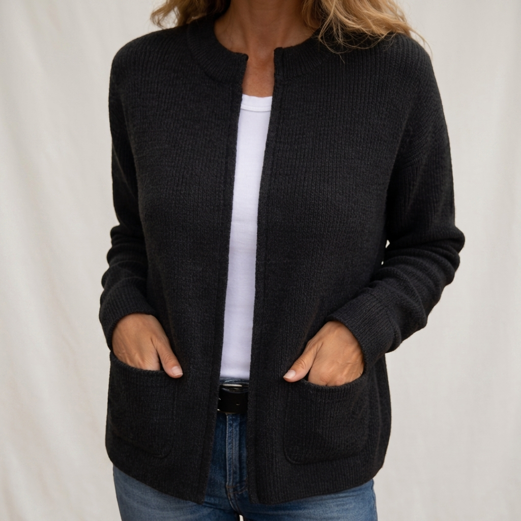 MOREAU LYON | GILET EN TRICOT À FERMETURE ÉCLAIR POUR FEMMES