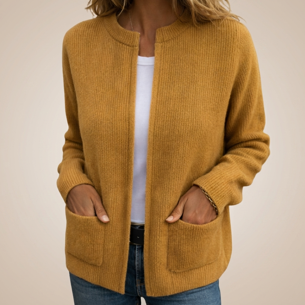 MOREAU LYON | GILET EN TRICOT À FERMETURE ÉCLAIR POUR FEMMES