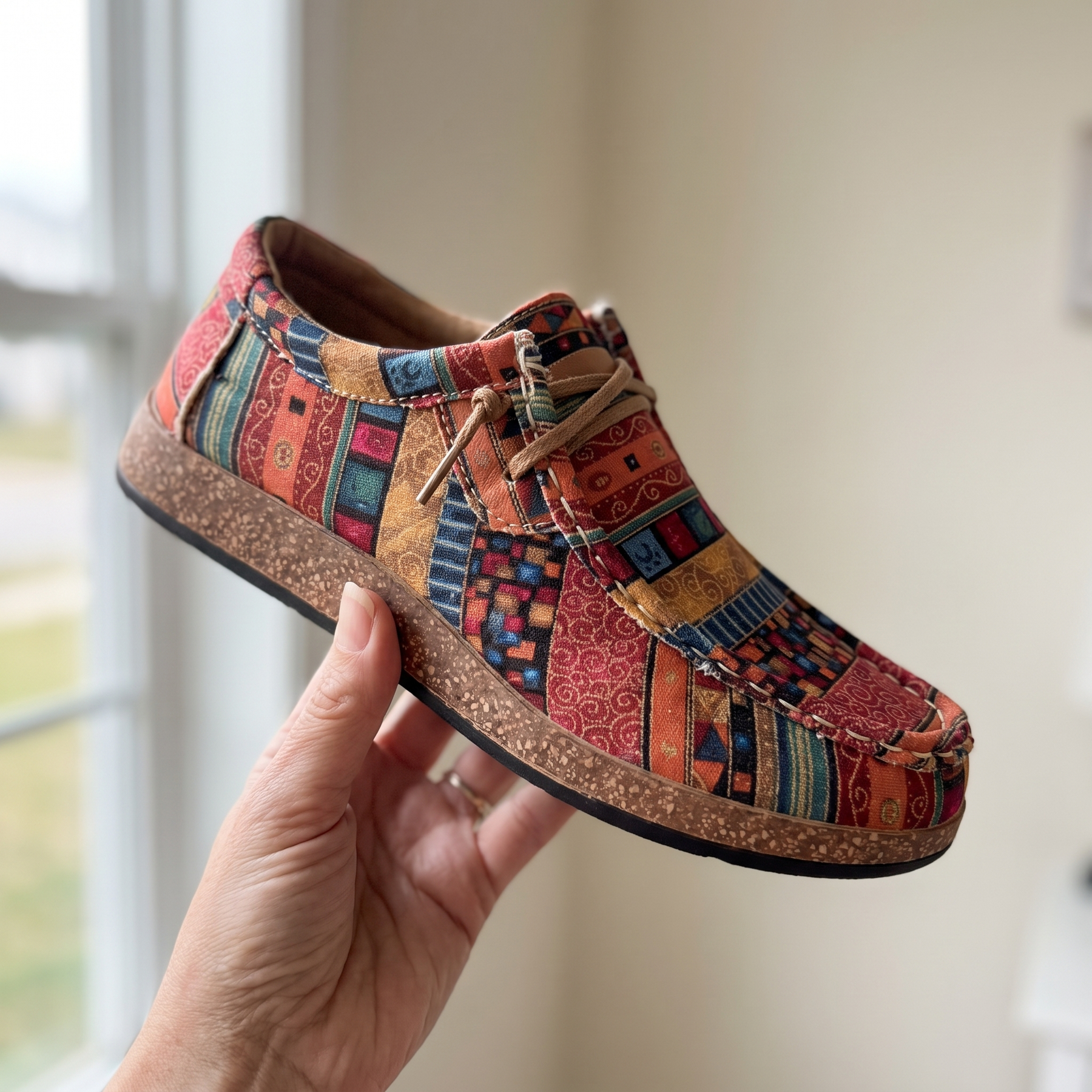 Rebecca | Orthopedic Patterned Sneakers