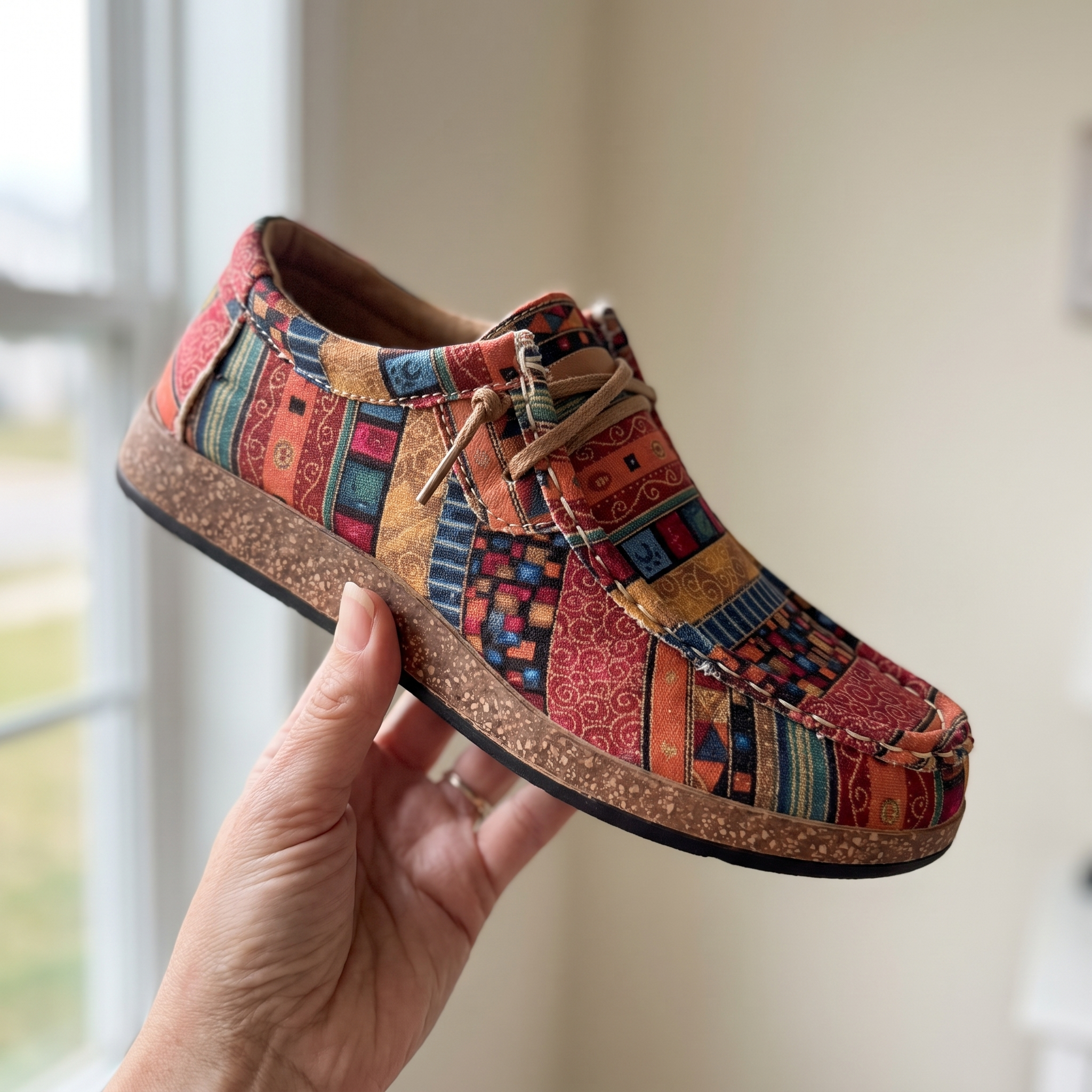 Rebecca | Orthopedic Patterned Sneakers