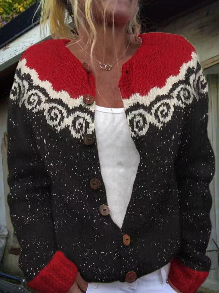 NANNA™ - WAVE YOKE CARDIGAN