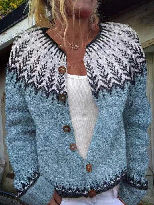 RAGNA™ - SNOWFLAKE YOKE CARDIGAN