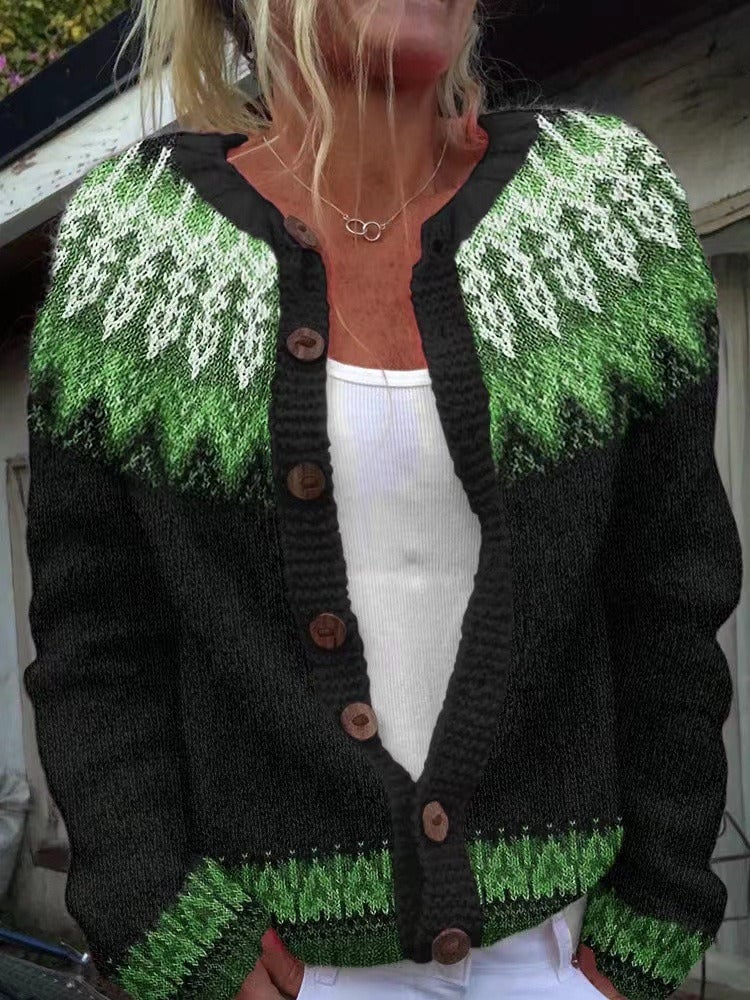 VENDELA™ - FEATHER YOKE CARDIGAN