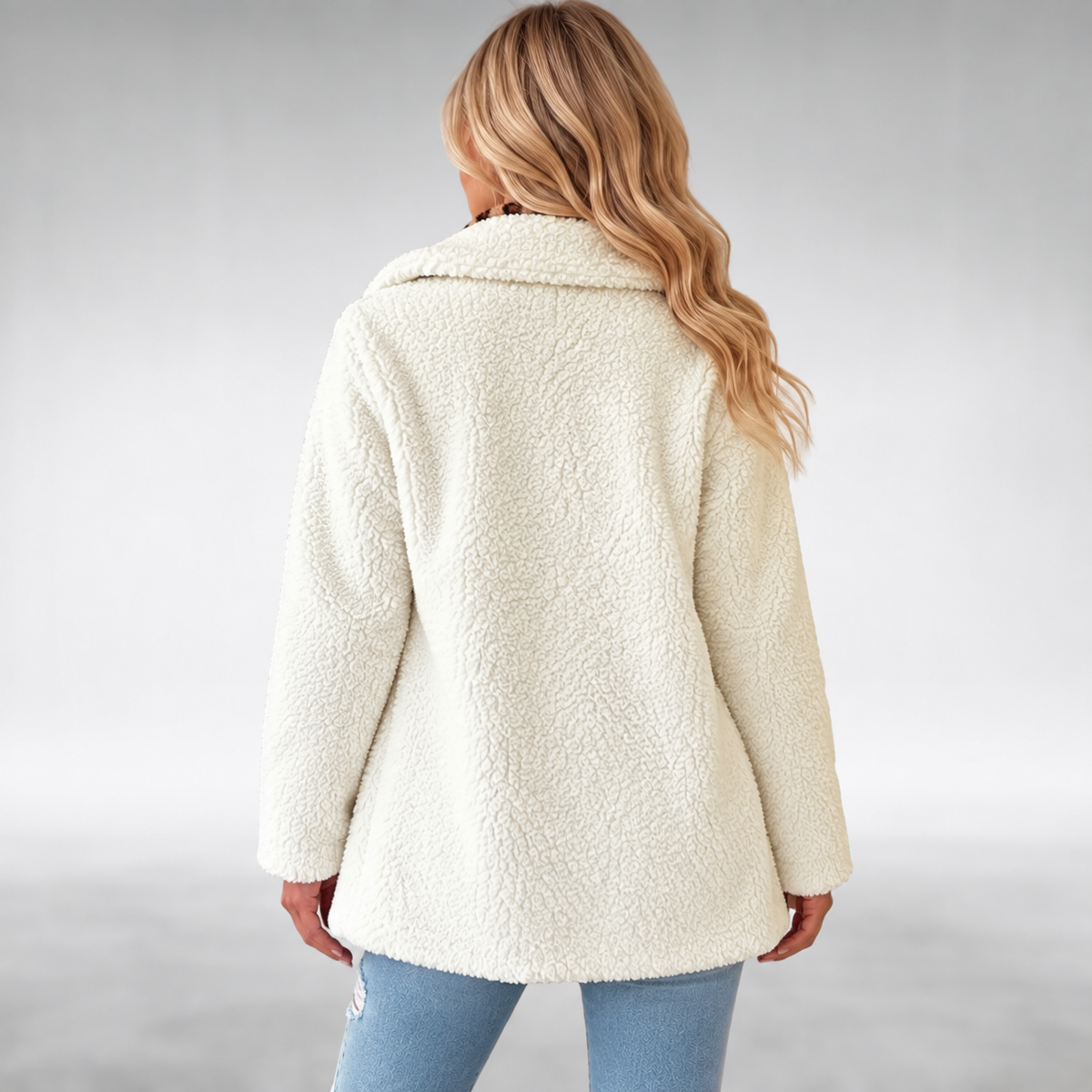 Lori Cozy Leopard Teddy Coat