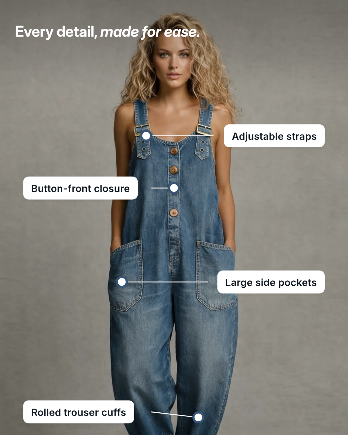 Kitti | Relaxed Utility Jumpsuit