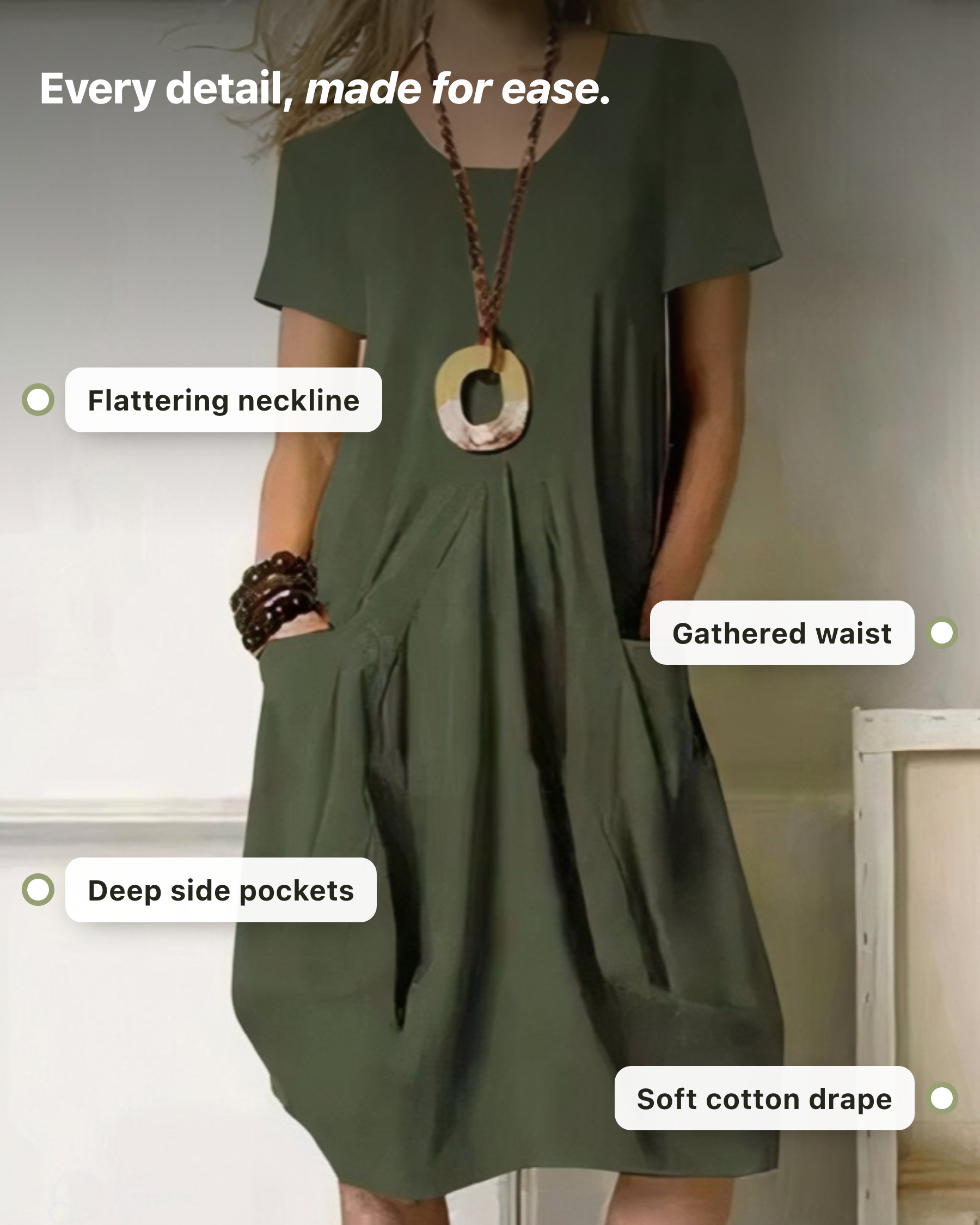 Kwani | Easy Casual Flow Dress