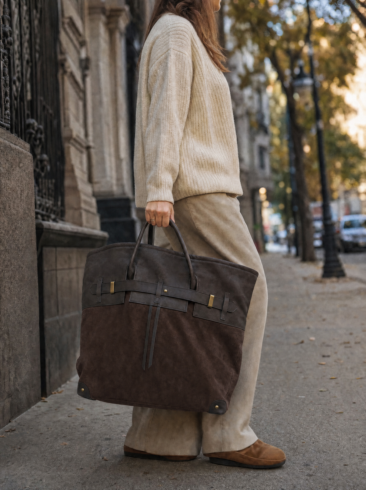 The Juliette Suede Tote