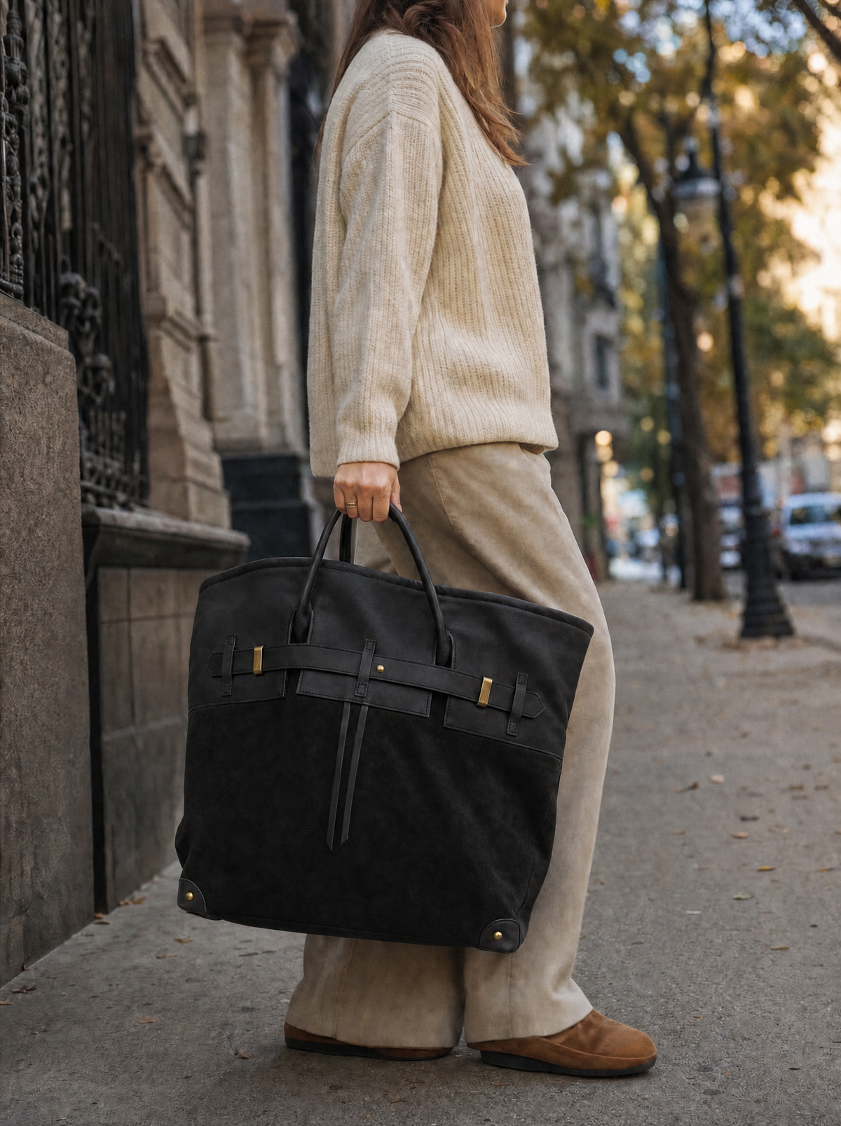 The Juliette Suede Tote