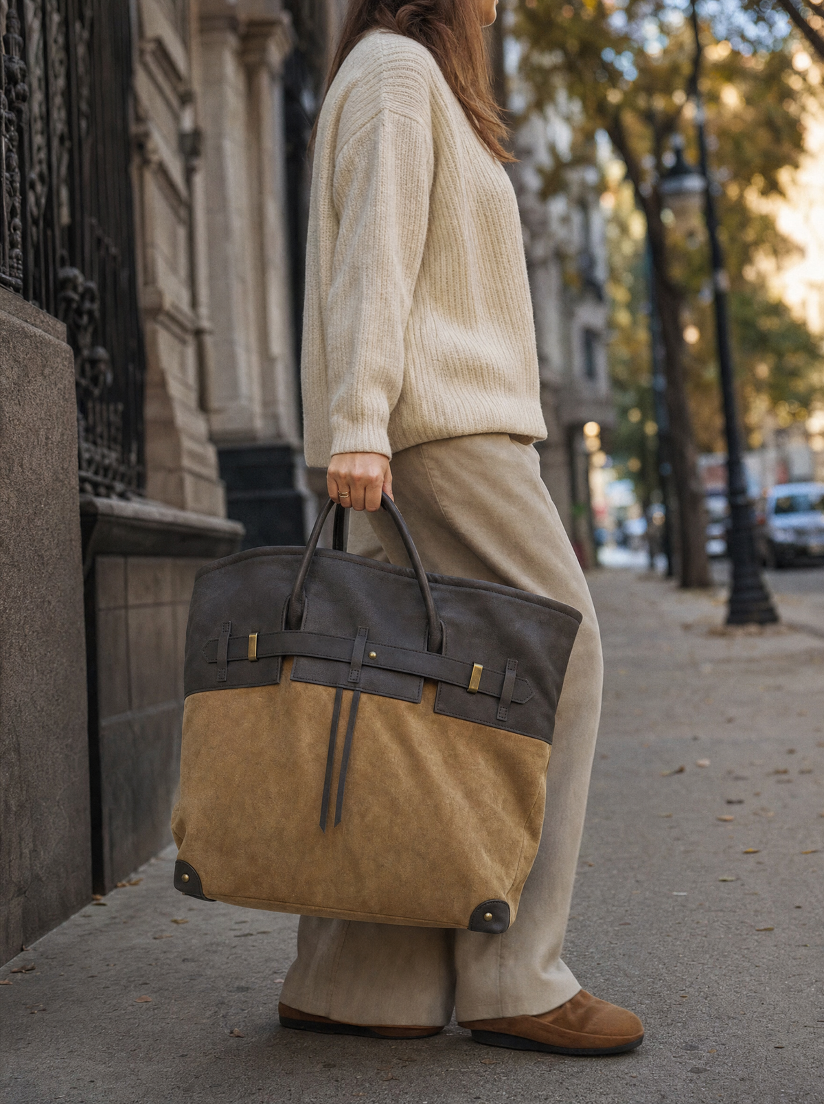 The Juliette Suede Tote