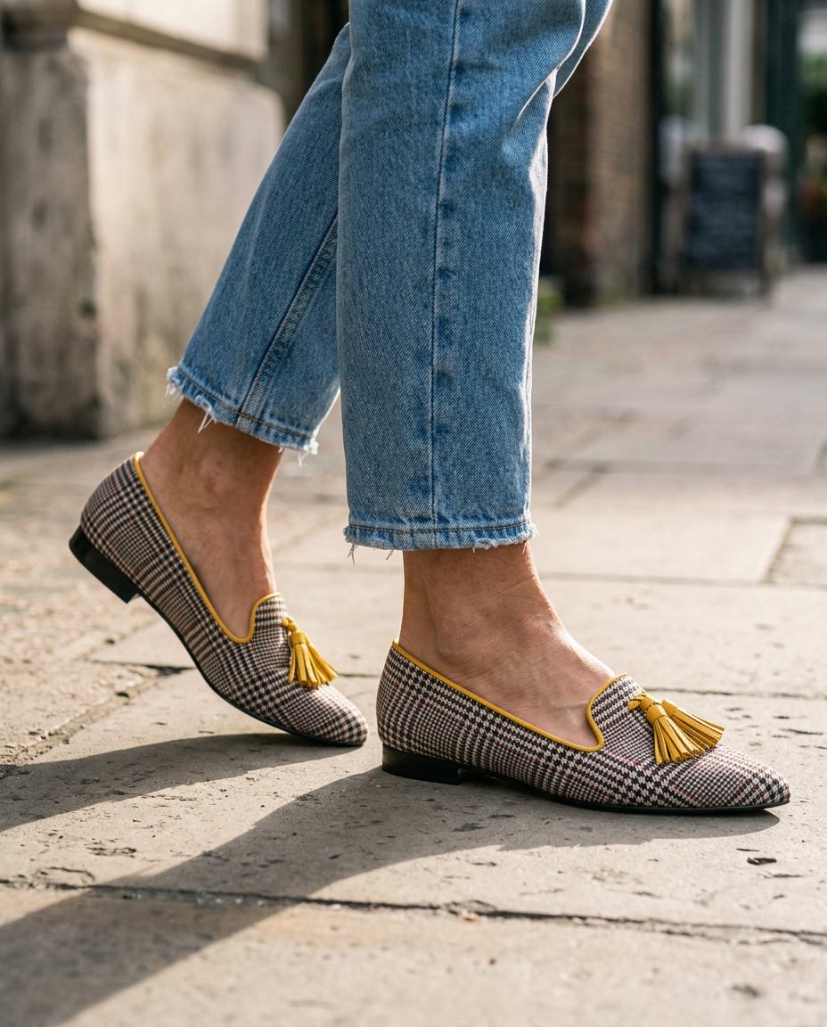 Livia | Pointed Toe Slip-On Flats