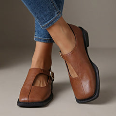 Rosalie Comfort Leather Flats by THE WHITMORE FAMILY shown in stylish, luxurious footwear with sleek leather design and comfortable fit.