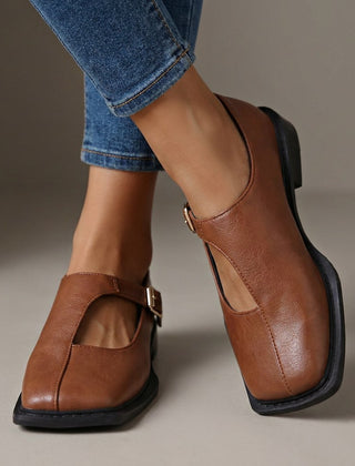 Rosalie Comfort Leather Flats by THE WHITMORE FAMILY shown in stylish, luxurious footwear with sleek leather design and comfortable fit.