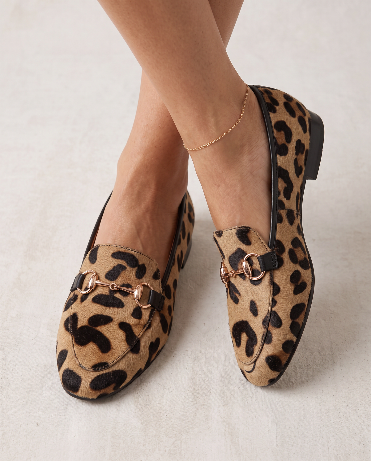 Serena Loafer — Leopard with Bit