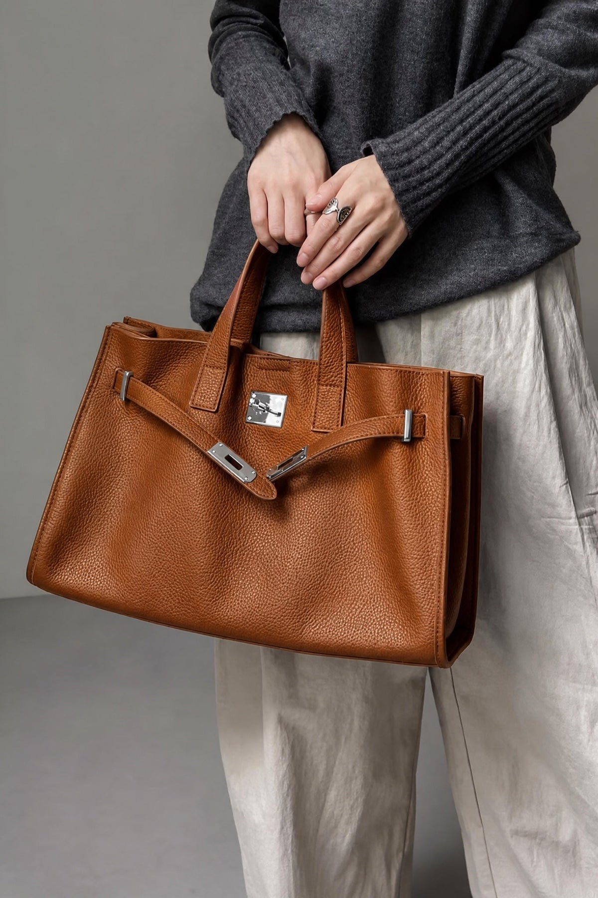 The Meridian Leather Tote