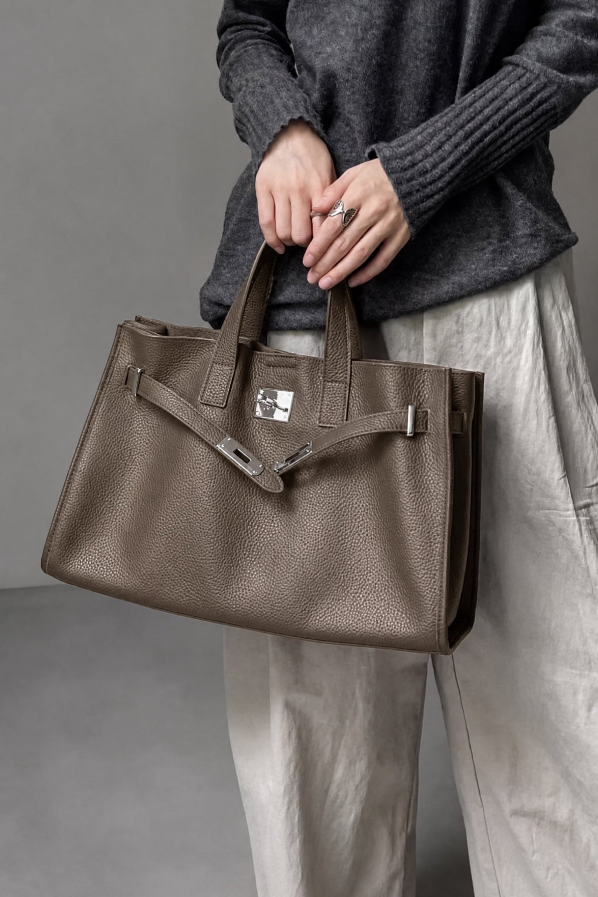The Meridian Leather Tote