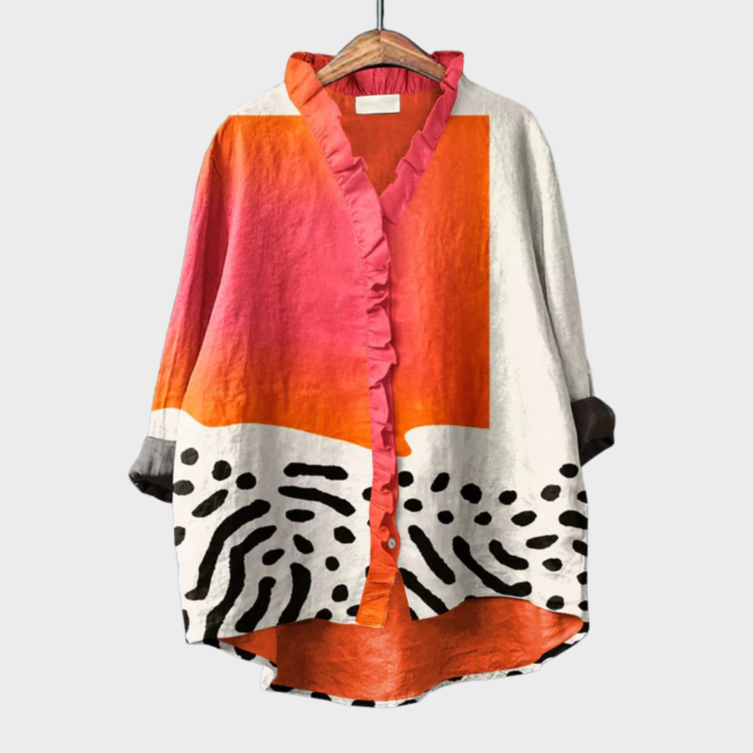 The Seraphine Ruffle Blouse