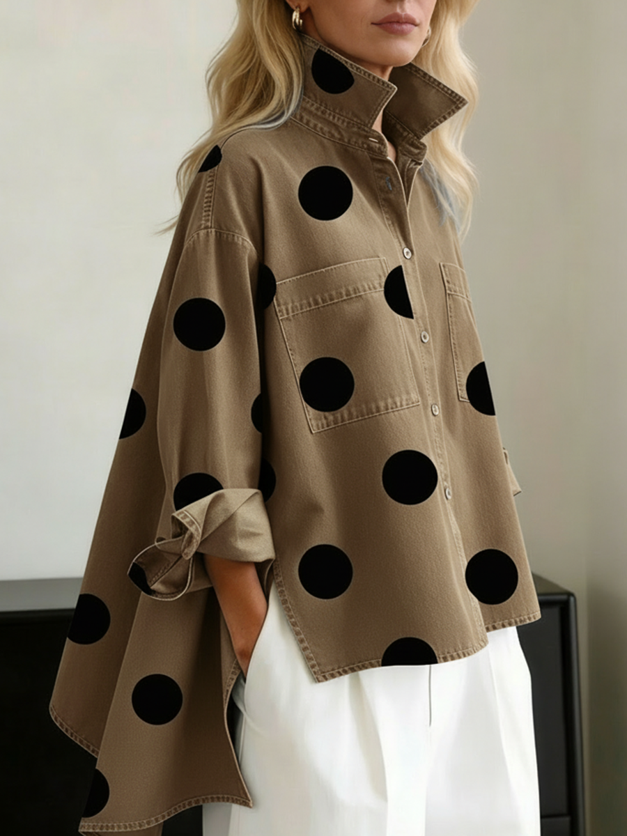 Peggy™ — Polka Dot Overshirt