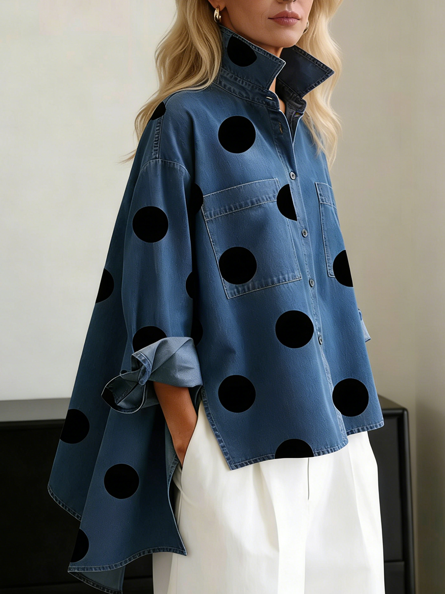 Peggy™ — Polka Dot Overshirt
