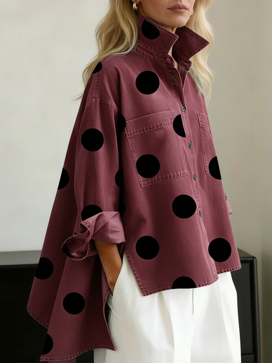 Peggy™ — Polka Dot Overshirt