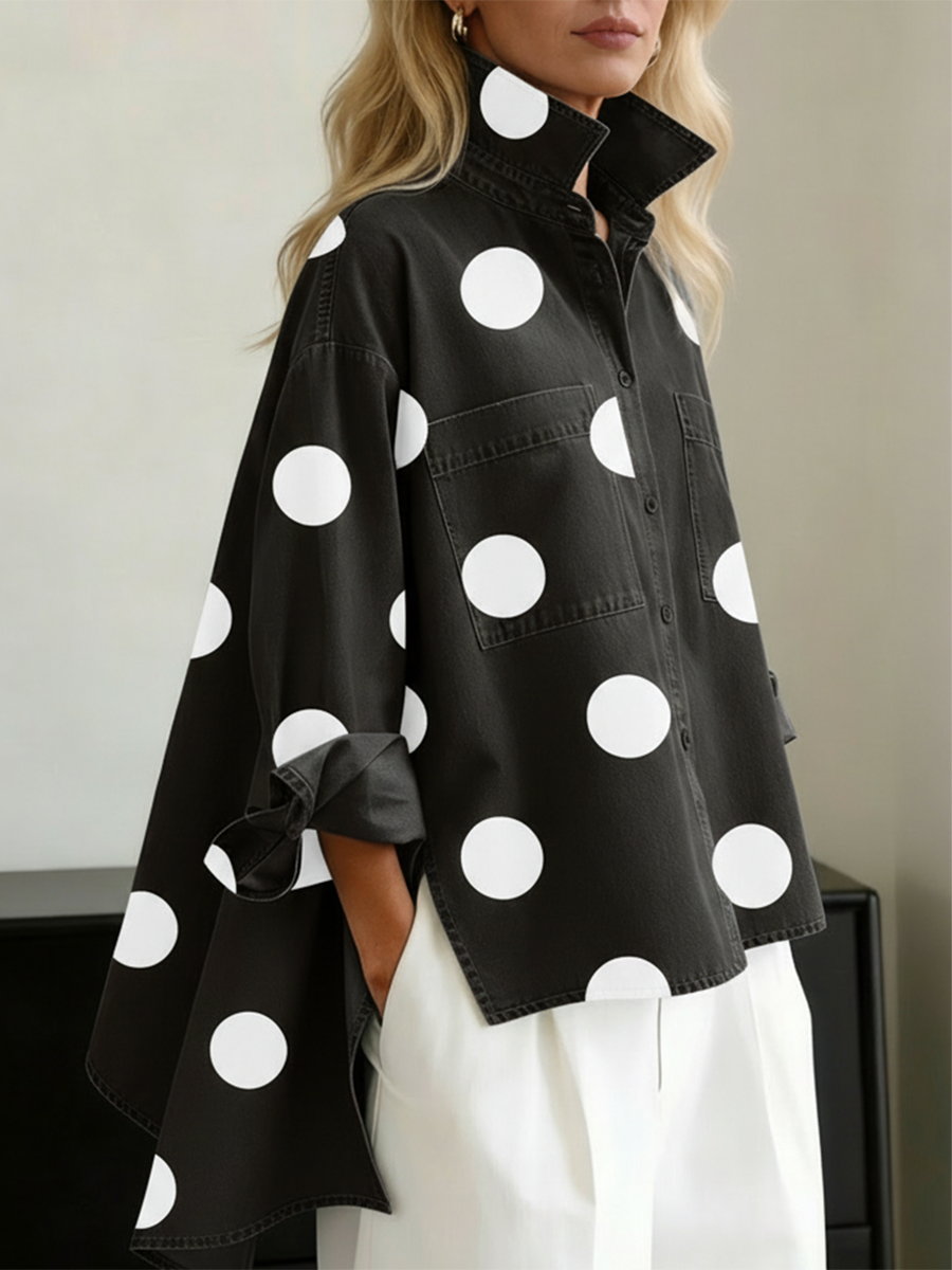 Peggy™ — Polka Dot Overshirt