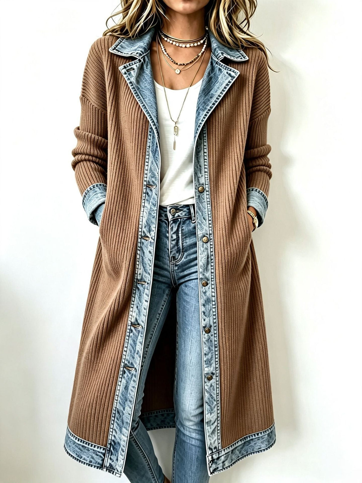 Riley™ | Casual Long-line Knit Cardigan (RESTOCKED)
