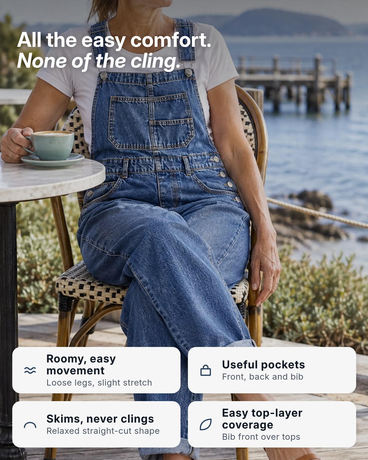 Reba | Classic Denim Overalls