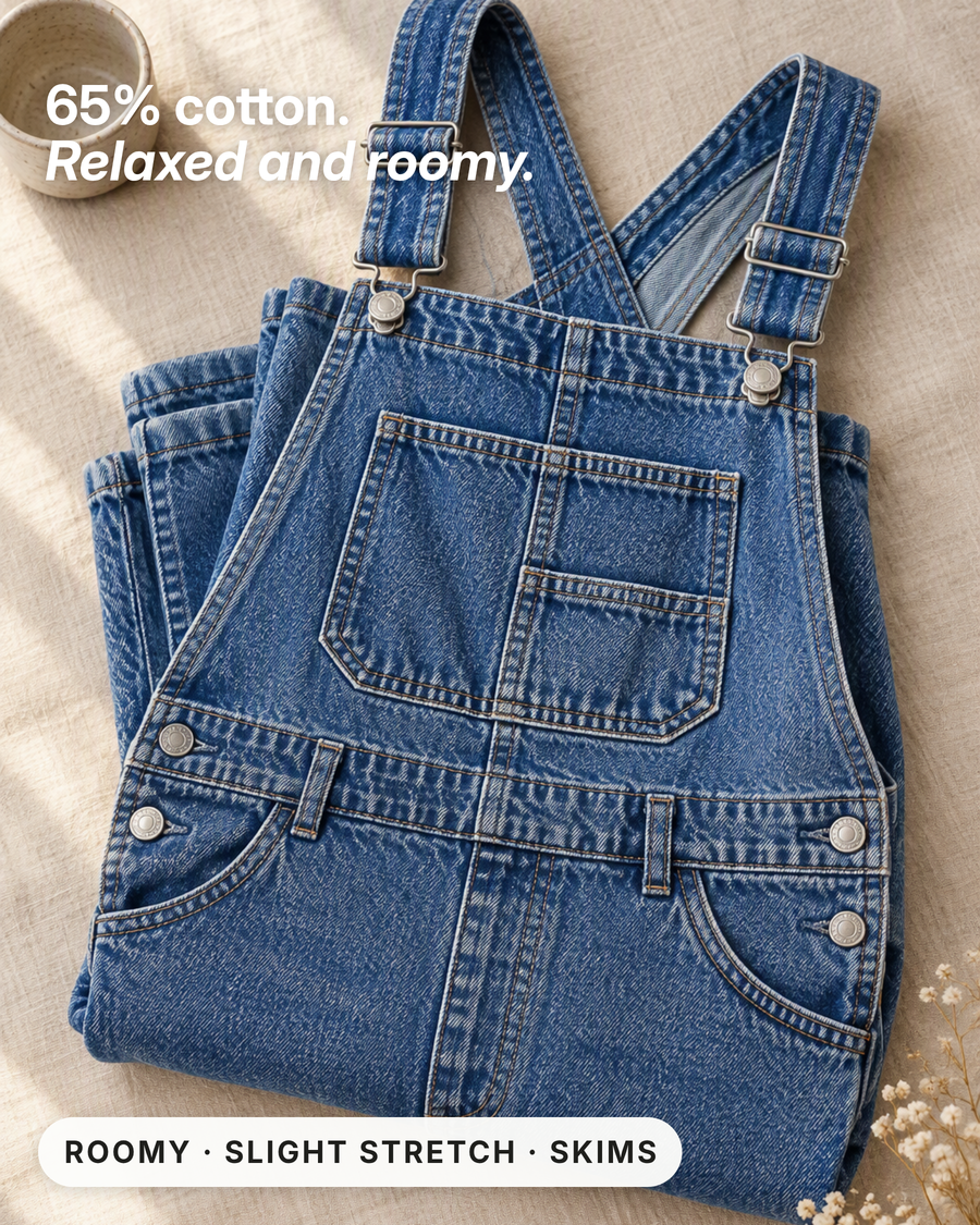 Reba | Classic Denim Overalls