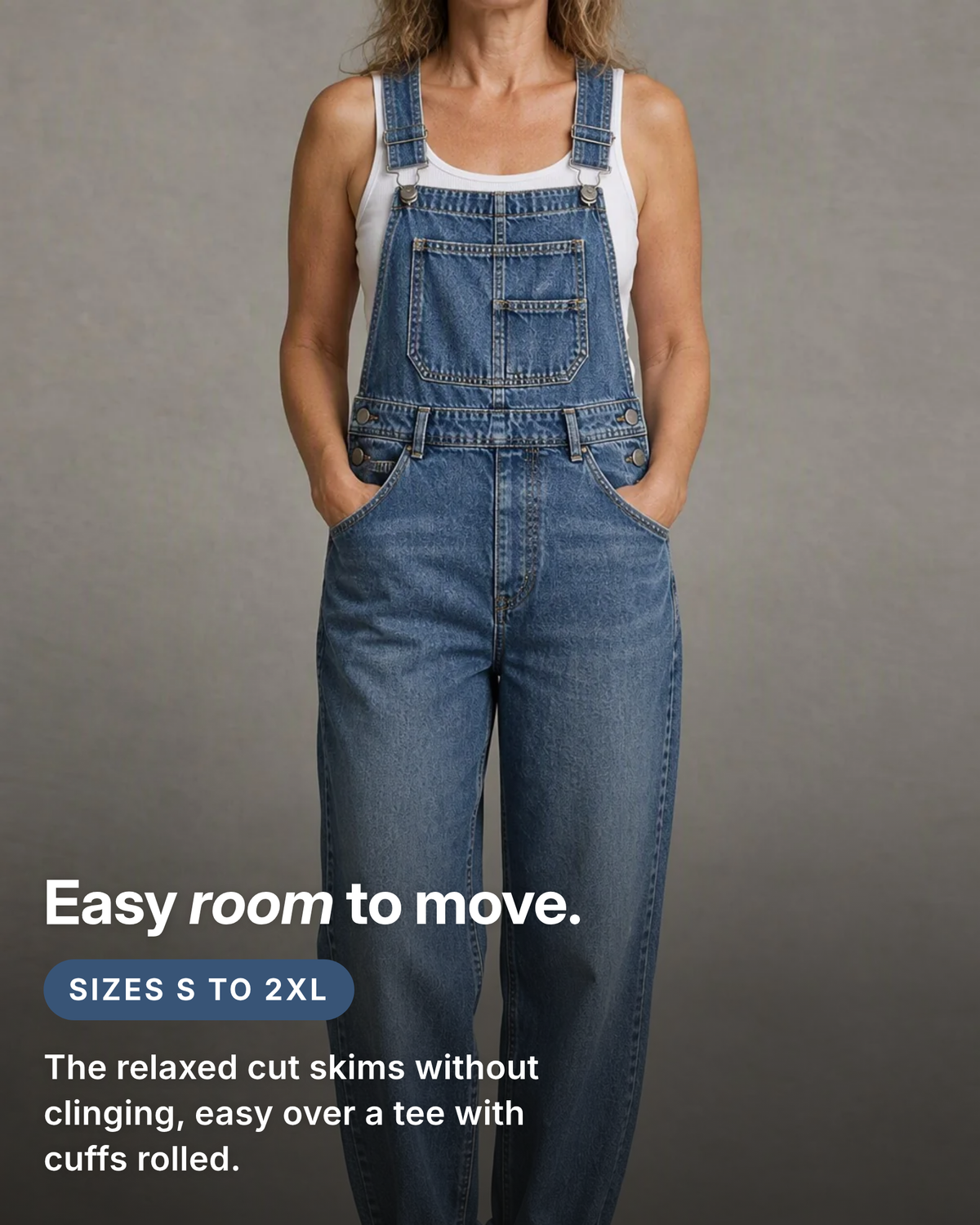 Reba | Classic Denim Overalls