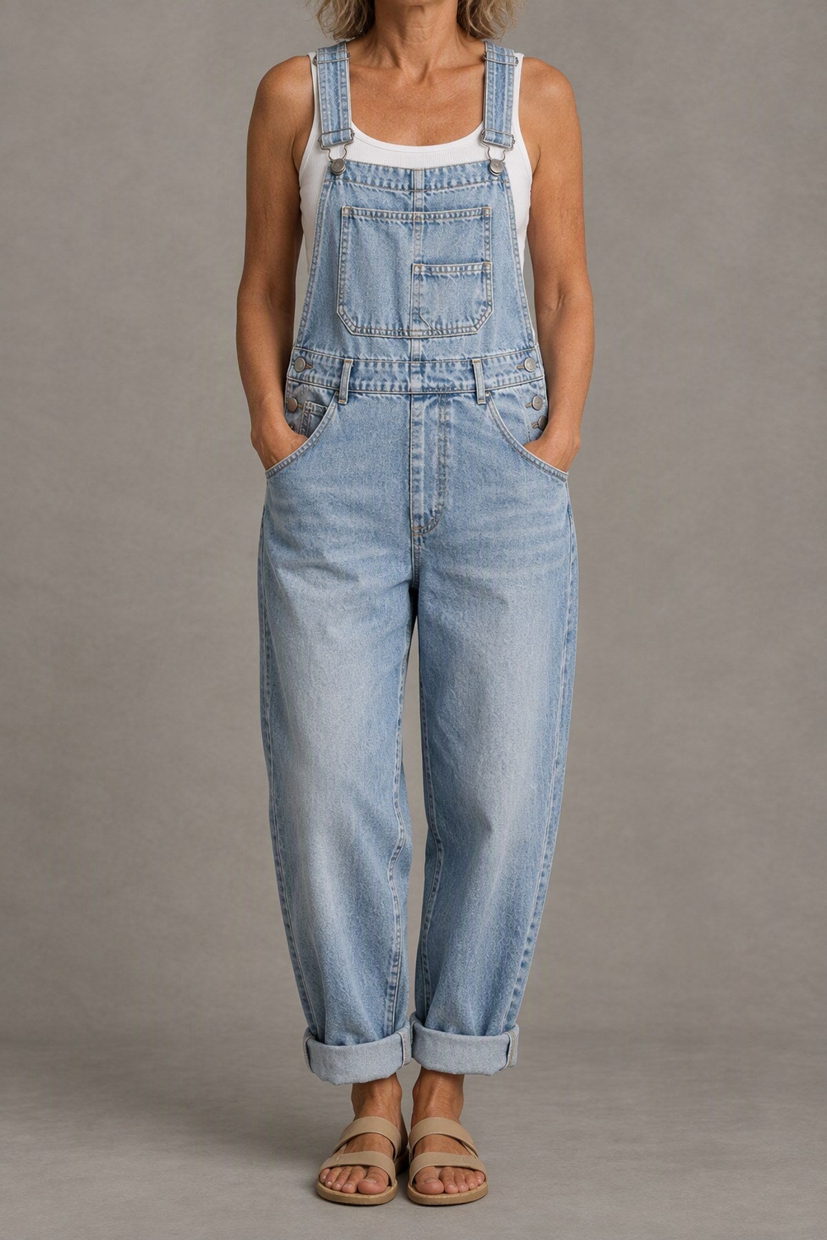 Reba | Classic Denim Overalls
