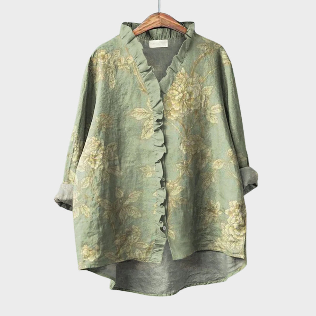 The Placidia Ruffle Blouse