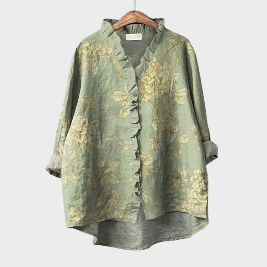The Placidia Ruffle Blouse