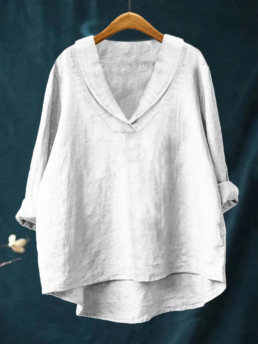 Elowen | Relaxed V-Neck Blouse