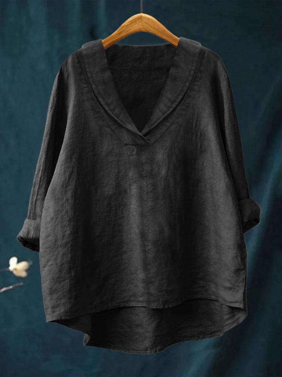 Elowen | Relaxed V-Neck Blouse