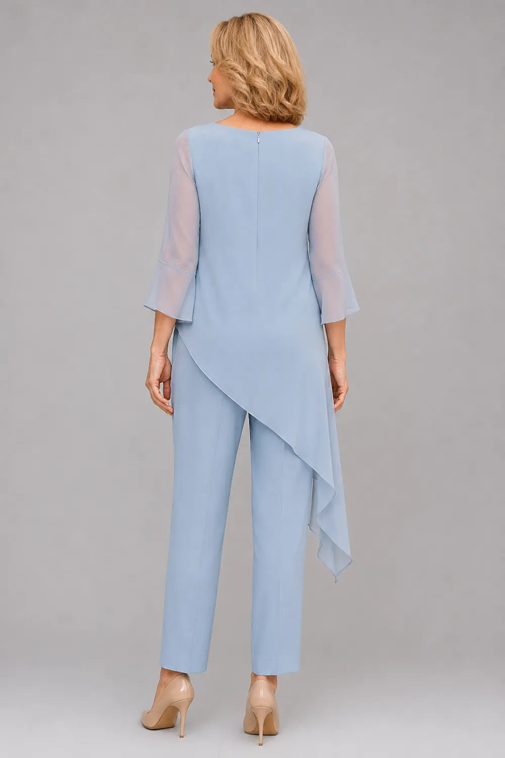 Flowing Chiffon Wedding Guest Pant Set