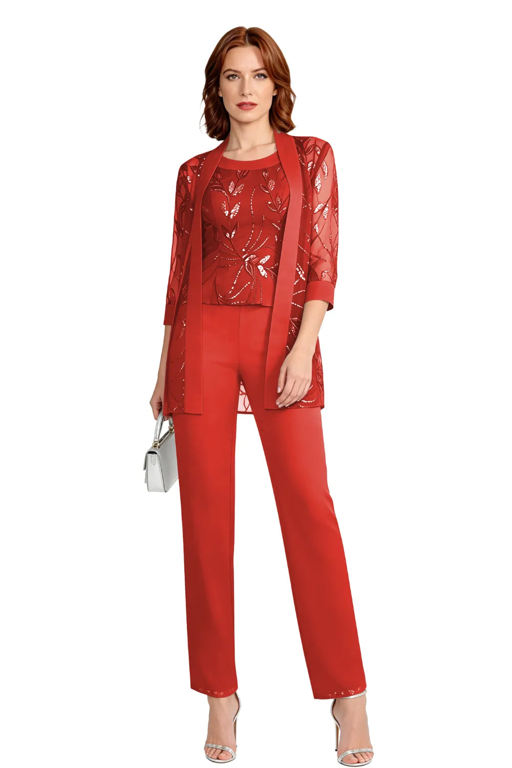 Formal Chiffon Pant Suit for Mother of the Bride