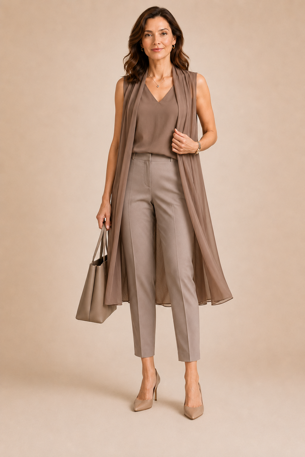 Chiffon Mother of the Bride Pant Suit