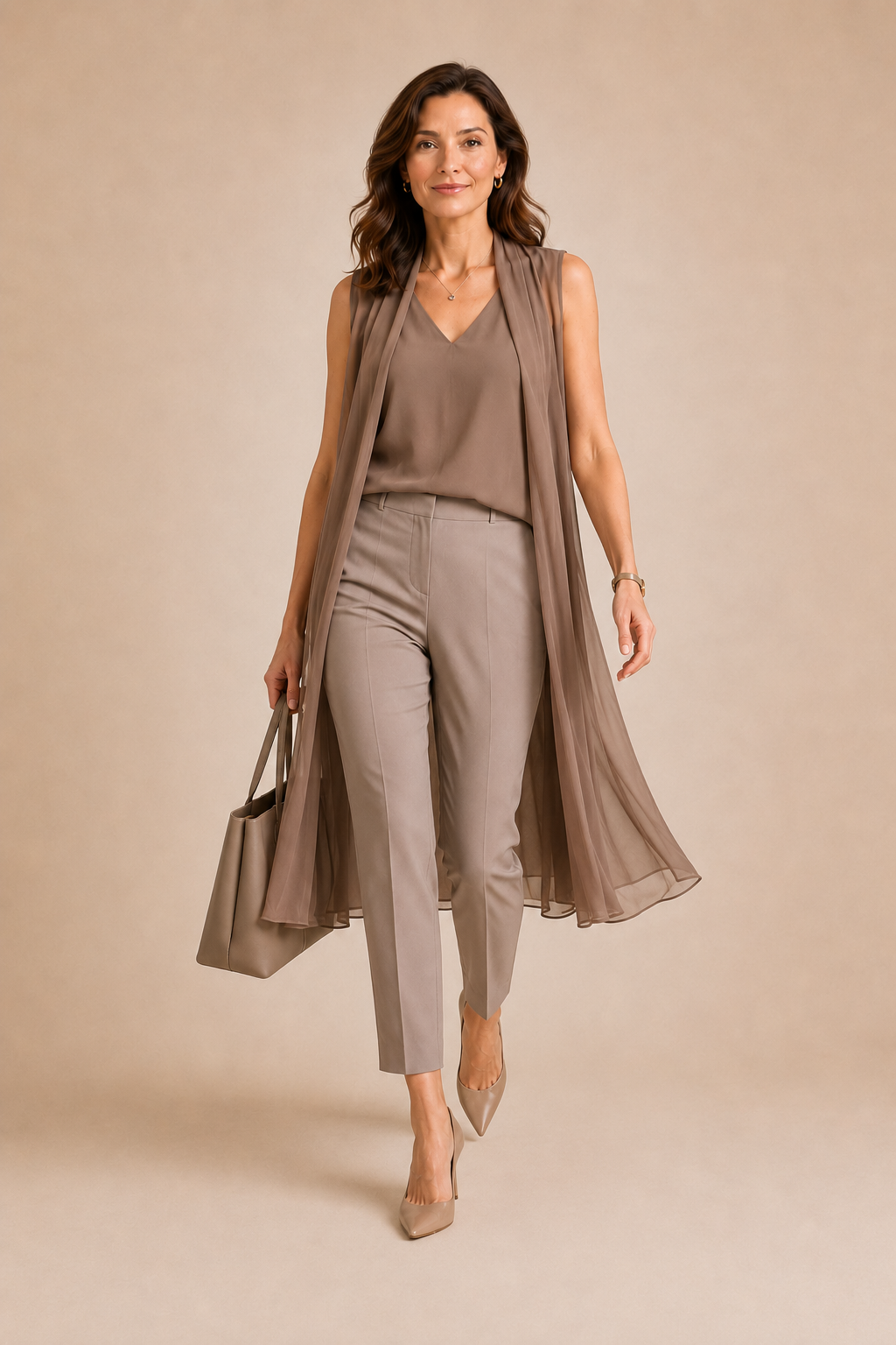 Chiffon Mother of the Bride Pant Suit