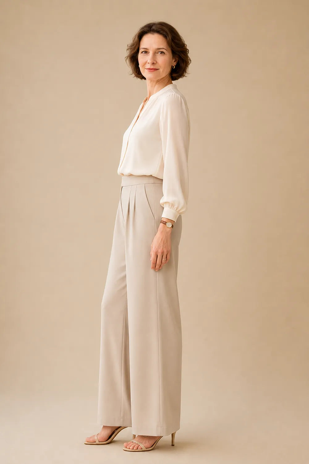 Classy Mother of the Bride Wide Leg Pant Suit