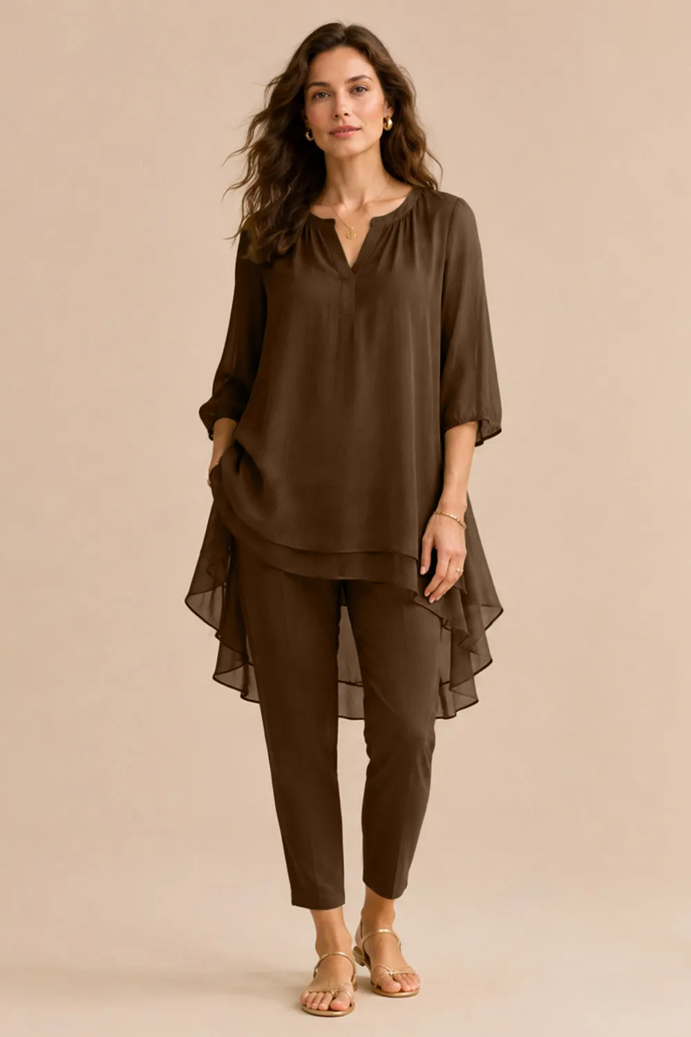 Seraphina Elegant Overlay Pant Ensemble