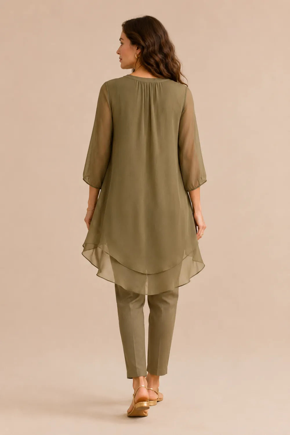 Seraphina Elegant Overlay Pant Ensemble