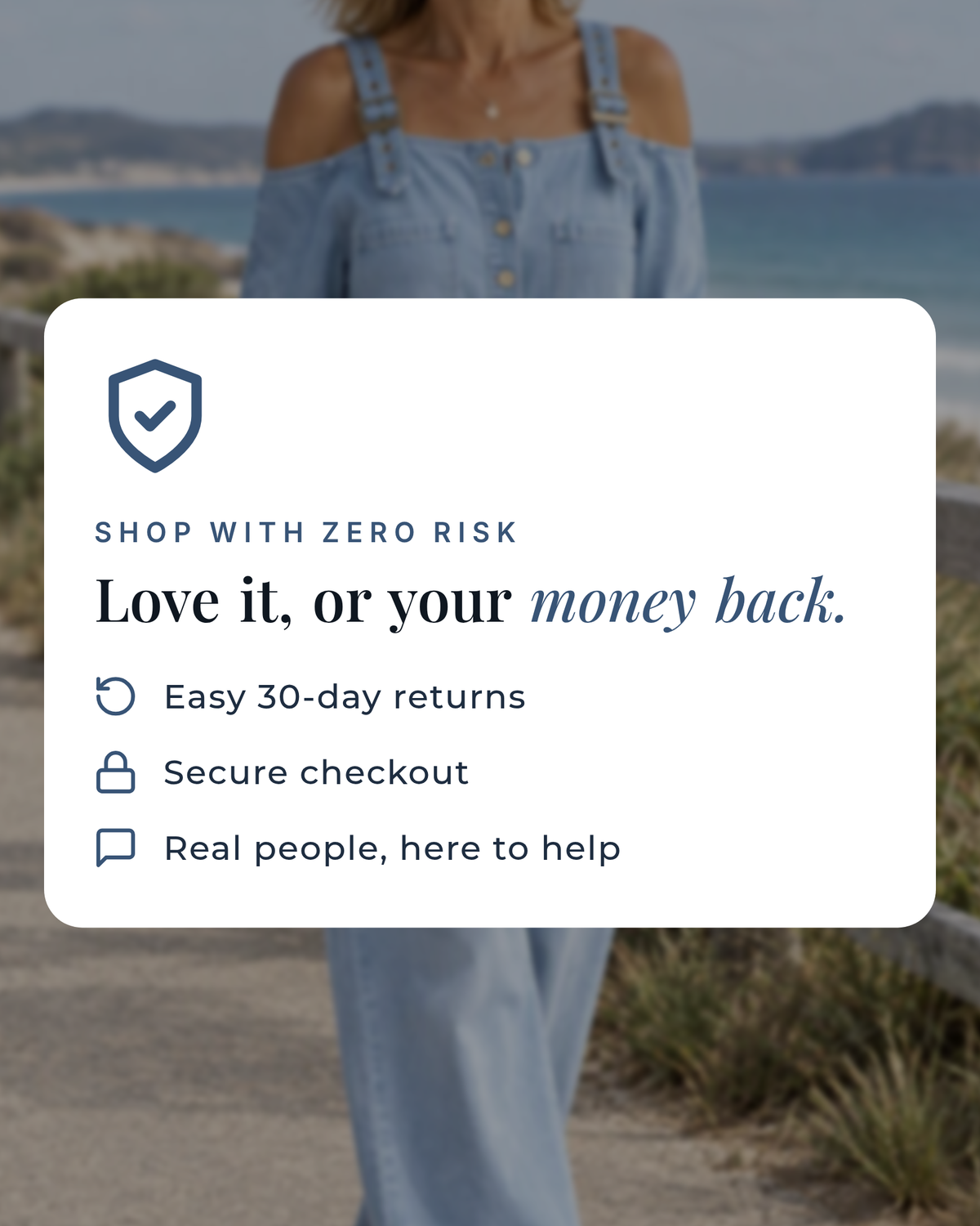 Stevie | Off-Shoulder Denim Jumpsuit