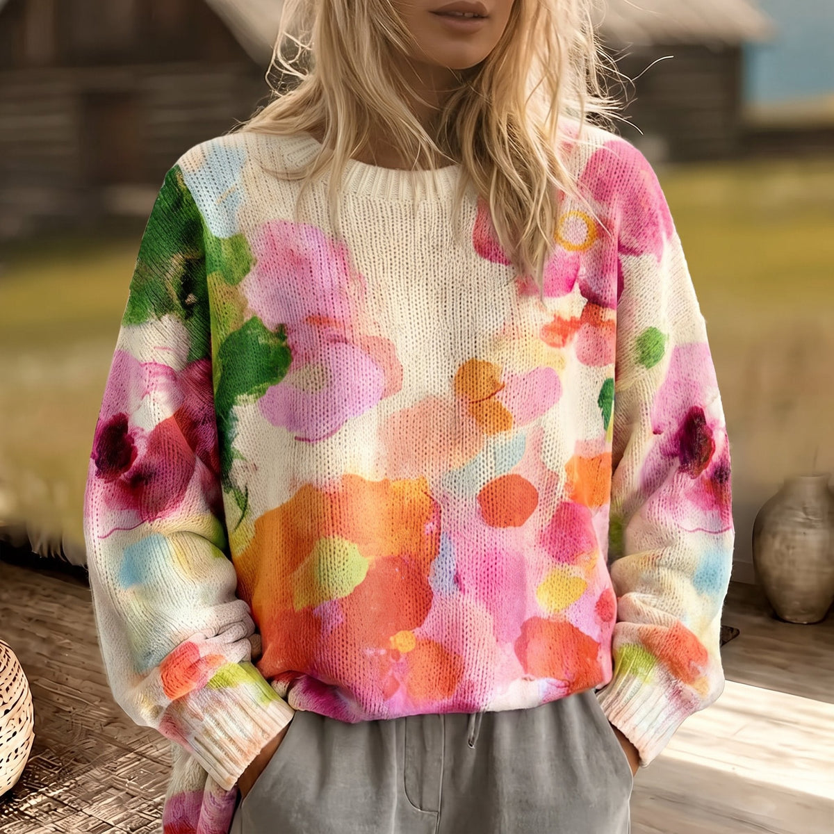 The Edie Tie-Dye Sweater