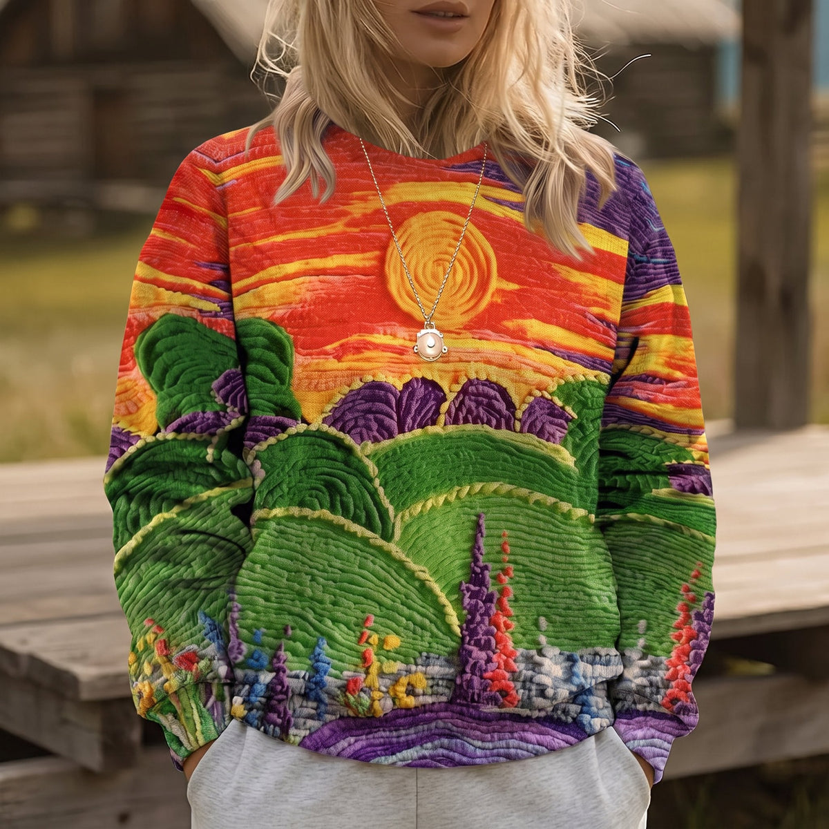 The Hattie Sunburst Sweater