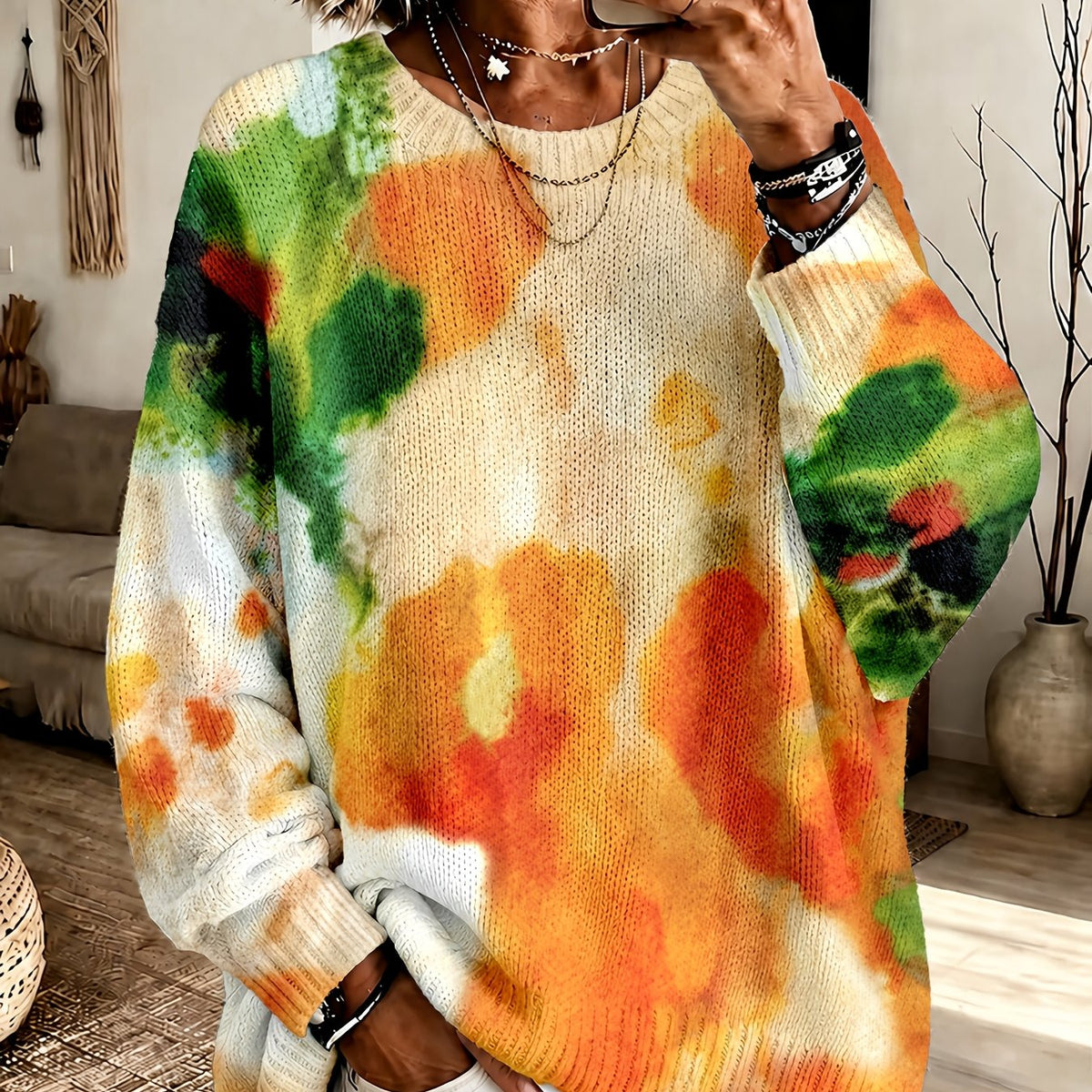 The Ruby Tie-Dye Sweater