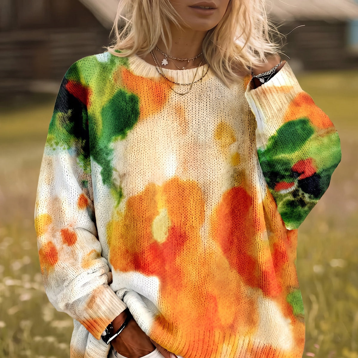 The Ruby Tie-Dye Sweater