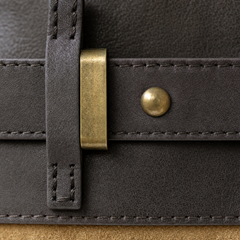 Close-up of THE WHITMORE FAMILY Juliette Suede Tote bag showing soft suede texture and detailed craftsmanship.