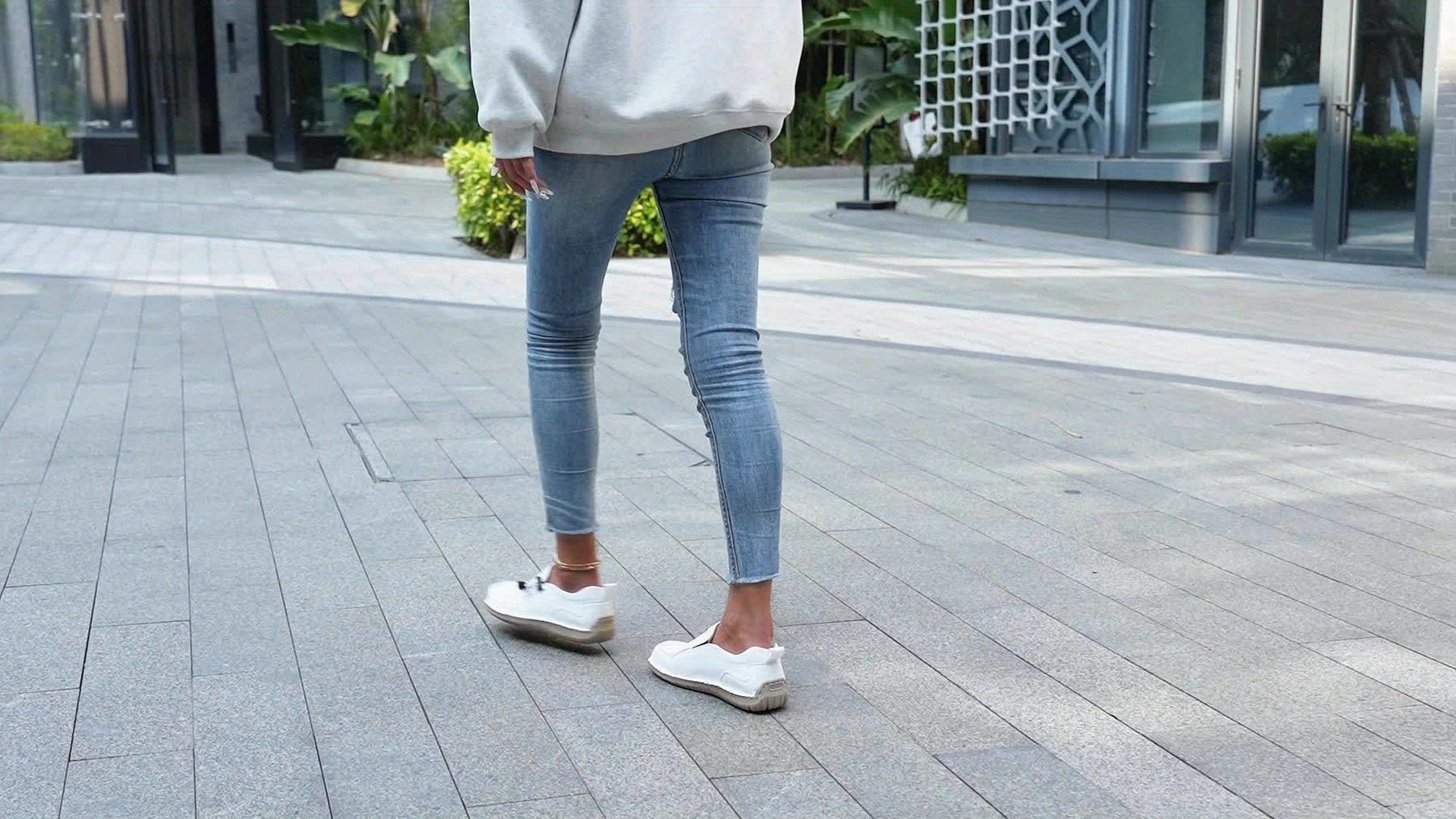 Beige Célya™ ergonomic support sneakers by THE WHITMORE FAMILY with cushioned soles and breathable upper for comfortable walking.