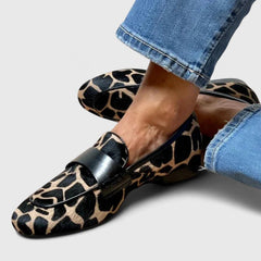 Black Clyanne Premium Orthopedic Loafers by THE WHITMORE FAMILY, showcasing comfortable, supportive footwear for everyday wear.