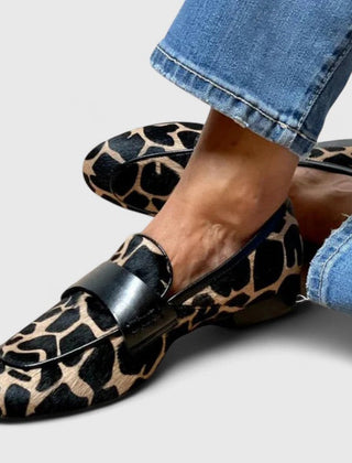 Black Clyanne Premium Orthopedic Loafers by THE WHITMORE FAMILY, showcasing comfortable, supportive footwear for everyday wear.